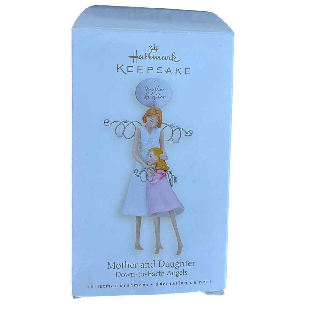 Retired Hallmark Mother & Daughter Down-to-Earth Angels Ornament – Keepsake